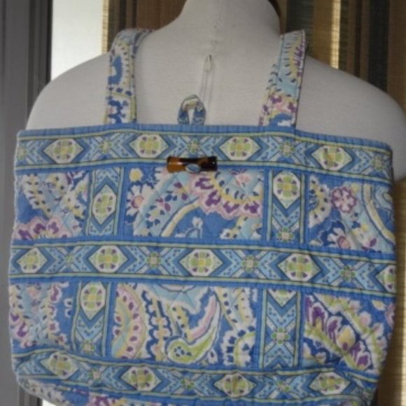 VINTAGE Vera Bradley CAPRI BLUE Bag - Picture 5 of 12